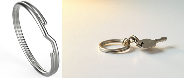 Argolla para llavero