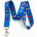 lanyard personalizado azul