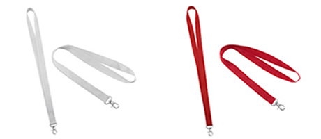 Lanyard Porta-Credencial de Polyester texturado de 2cm