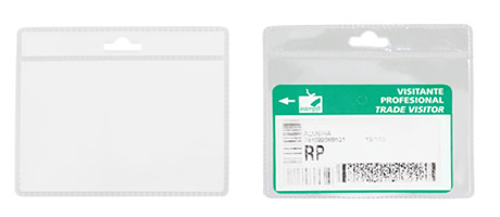 Porta Credencial Horizontal PVC