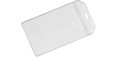 Porta Credencial Vertical PVC